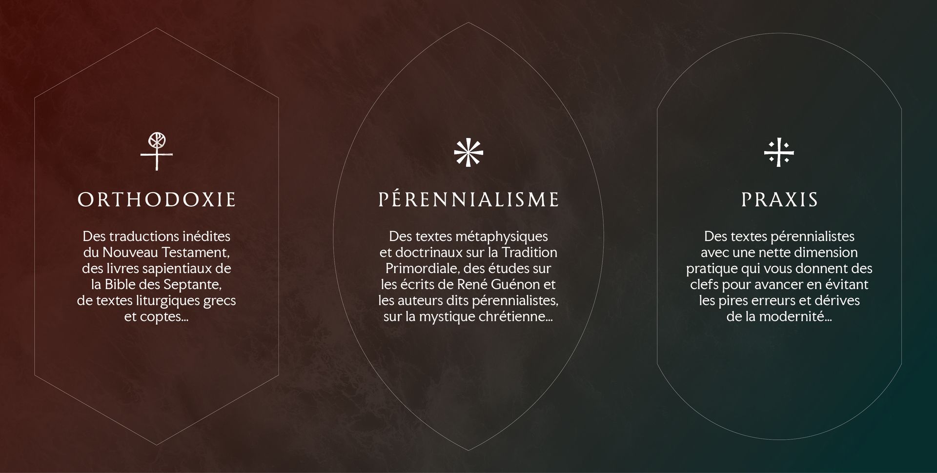 Collections de livres sur l'ésotérisme chrétien